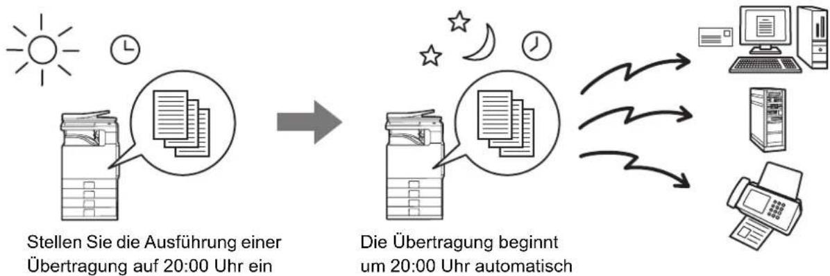 SHARP MX-B382SC - SENDEN EINES GESCANNTEN DOKUMENTS ZU EINER SPEZIFIZIERTEN ZEIT (Timerübertragung) - 1