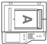 SHARP MX-B382SC - Legen Sie das Original ein. - 1
