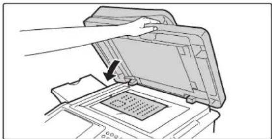 SHARP MX-B382SC - EINLEGEN DES ORIGINALS AUF DEM VORLAGENGLAS - 4