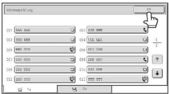 Adressprifang OK 001 AAA AAA C02 SSD BBB 002 XXX XXX C04 LLL LLL 1/2 005 MKN MKN C06 RATN NRM 007 GOC OOO C08 DPP DPP 009 GOC OOO C10 AAA AAA 011 GSG SSG C12 TTP TTP To Ce