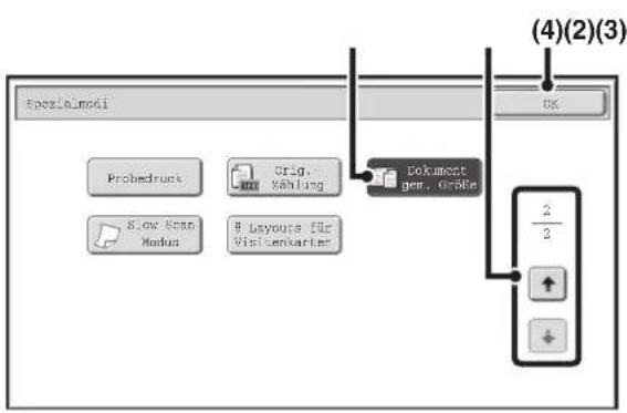 Specialmodi Probedruck Orlig. Mählung Slow Room Modus 8 Layouts für Sisikankarler Dokument gew. Größe 2/2 ↑ +