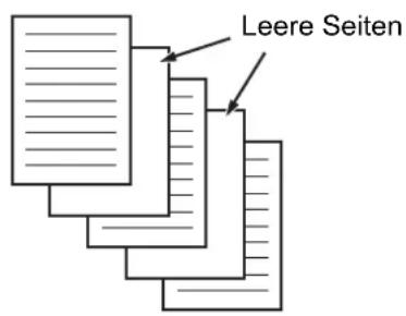 Leere Seiten