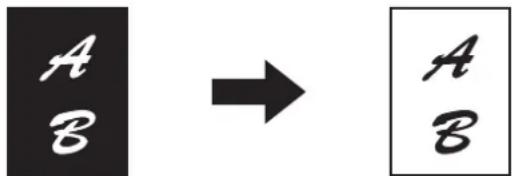 A B → A B