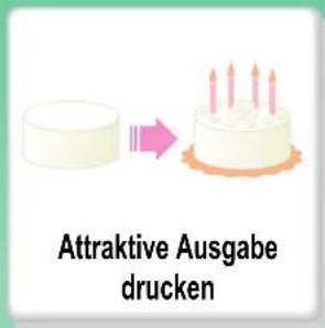 Attraktive Ausgabe drucken