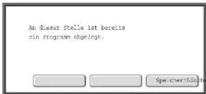 An dieser Stelle ist bereits in Program abgelegt.