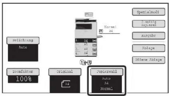Selichung Auto Zoconfaktor 100% Original A4 Papierwahl Auto A4 Normal 16-20 Normal A4 A4 A4 A4 Spezialmodi 2. seitig Angraren Ausgabe Ablage Offene Ablage