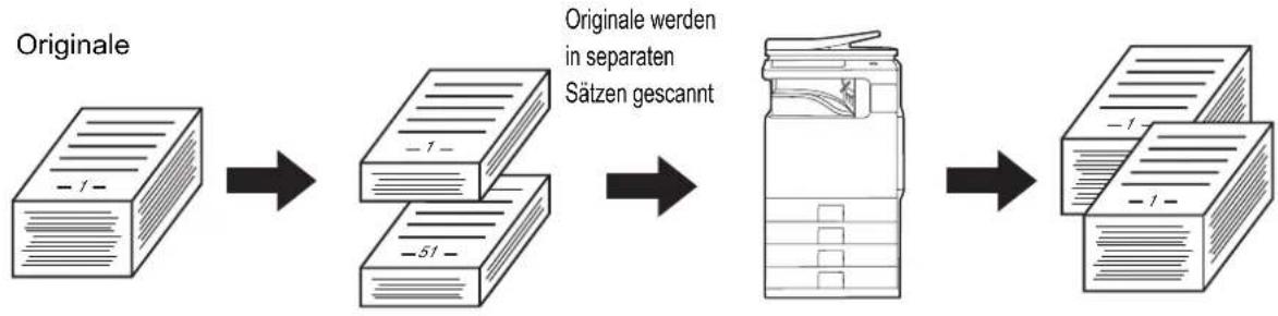 SHARP MX-B382SC - KOPIEREN EINER GROSSEN ANZAHL VON ORIGINALEN AUF EINMAL (Auftrag erstellen) - 1