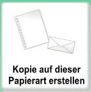 Kopie auf dieser Papierart erstellen