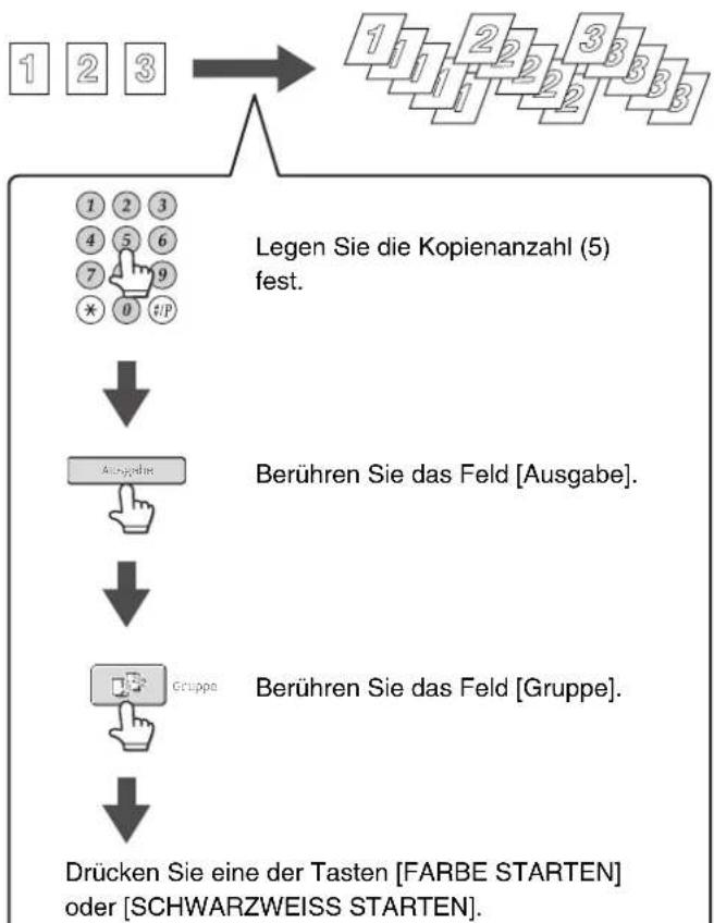 SHARP MX-C312 - Gruppenmodus - 1