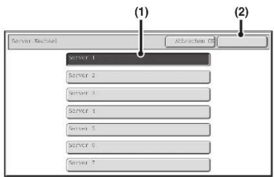 Server Mechsel (1) Abrechen Off Server 1 Server 2 Server 3 Server 4 Server 5 Server 6 Server 7