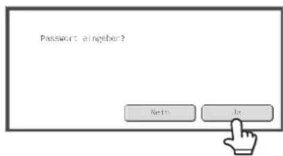 Password eingeben? Neti Jr