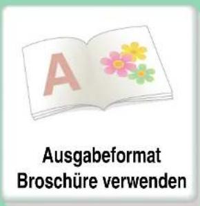 Ausgabeformat Broschüre verwenden