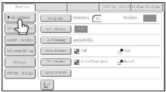 Scanmen Add crossbuch Add print ainst. scroben Add crossprüfung Ablage offone ablage Original Scanson: M Scosons Self-Printing Ank Auflösung 200x2000dpi AutoFormat PDF PDF Turbarch Auto/Grant-Bone Mono2 Spezialmodi