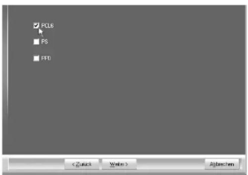 PCL6 PS FPD Abgaben