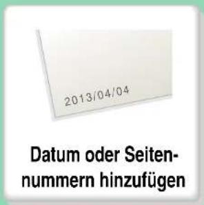 2013/04/04 Datum oder Seiten- nummern hinzufügen
