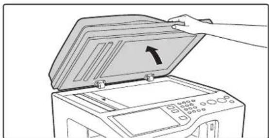 SHARP MX-C312 - EINLEGEN DES ORIGINALS AUF DEM VORLAGENGLAS - 1
