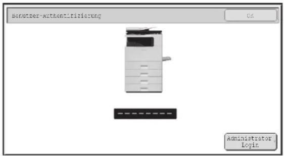 Berutzer-authenirizierung OK Administrator Login