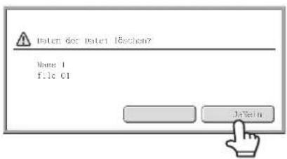 SHARP MX-C312 - LÖSCHEN EINER GESPEICHERTEN DATEI - 2