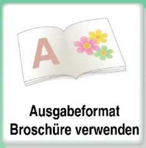 Ausgabeformat Broschüre verwenden