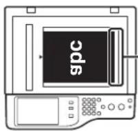 SHARP MX-C312 - Legen Sie das Original ein. - 1