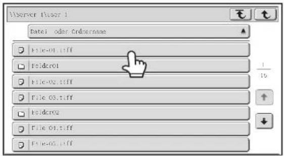 Server User 1 Date1 oder Endovernase File-01.tiff Filedcro1 File-02.tiff File-03.tiff Filedcro2 File-04.tiff File-05.tiff