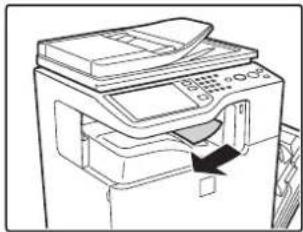 SHARP MX-C312 - Papierstau im Papierausgabebereich - 1