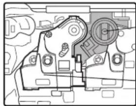 SHARP MX-C312 - Schalten Sie das Gerät aus, und entnehmen Sie die Entwicklerkartusche. - 2
