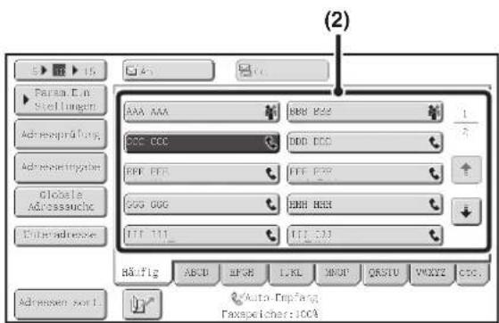 (2) 5 ▶ 15 Param. Ein Stellungen Adreapfangs Adreapfangs Globale Adressauche Übreradresse AAA AAA BBB B22 CCC CCC DDD DCC RPR RPR FFF F22 CGG CGG BBH B63 ITT IT1 ITT I20 Häufig ABCD EFGB LKL MDD QRSU VXXZ CCO. Adreapen zum 1. Auto-Topfang Passelsicher: 100%