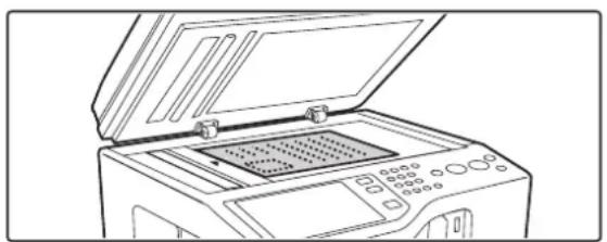 SHARP MX-C312 - KOPIEREN MITHILFE DES VORLAGENGLASES - 1