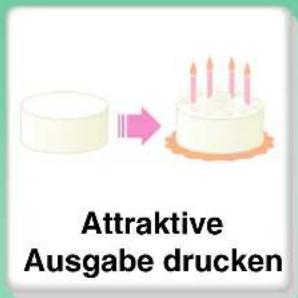 Attraktive Ausgabe drucken