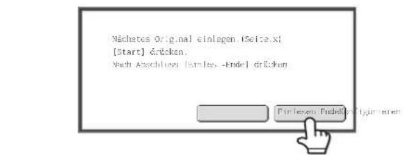 Nächetes Original einlagen. [Seice.x] [Start] erücken. Nach Abschluss [Startes, -Endel] erücken Particles Endelktriführen