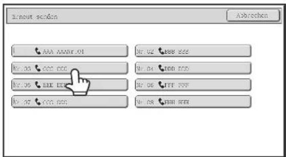 Eineut screen Abrechen AAA AAAE.01 Nt. 02 BBB EEE Nt. 03 CCC CCG Nt. 04 DDD DCG Nt. 05 EEE EEE Nt. 06 FFF FFF Nt. 07 CCC CCG Nt. 08 HHH HHH