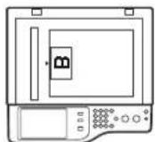 SHARP MX-C312 - Legen Sie das Original mit der bedruckten Seite nach unten auf das Vorlagenglas. - 6