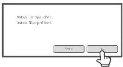 Daten in Spanish, Daten überprüfen? Next No.