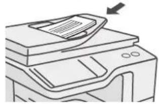SHARP MX-C312 - - 1 Legen Sie die Originale ein. - 1