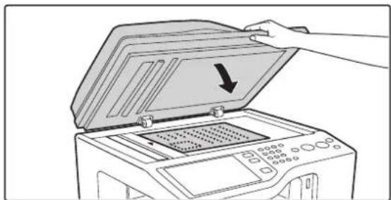 SHARP MX-C312 - Legen Sie die Originale ein. - 2