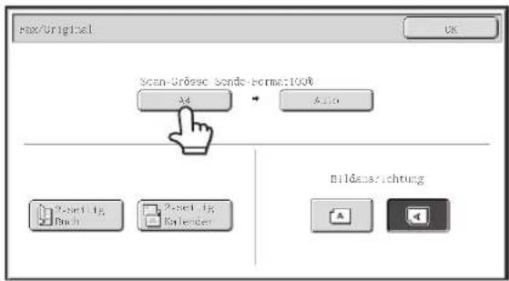 Scan-Gröse Sondere-Format:100% Add Auto Bildassrichtung