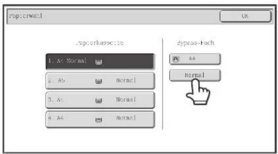 Papierwall OK Papierwallsectio 1. A4 Normal 2. A5 Normal 3. A6 Normal 4. A5 Normal Dypass-Fach 44 Normal