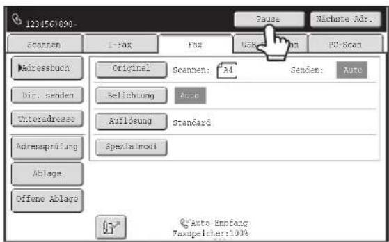 1234567890 Scanen I-Fax Fax USB Auto PC Scan Addressbuch Original Scanen: A4 Senden: Auto Dir. senden Sellistung Auto Unteradresse Auflösung Standard Adrensprüfung Spezialmodi Ablage Offene Ablage Auto Empfang Passpeicher:1004