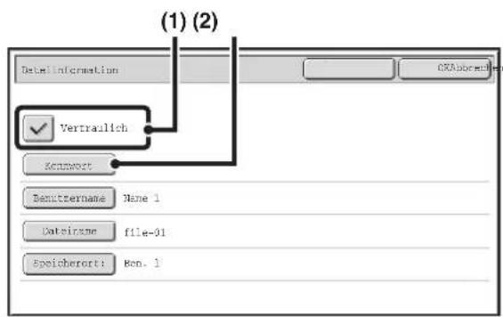 (1) (2) Data Information Vertralich Account Demuttername None 1 Dateiname file-01 Speicherort: Mon. 1