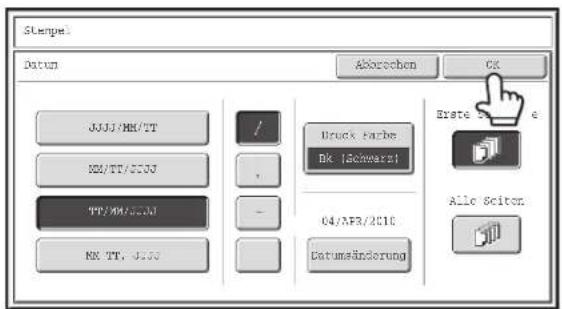 Stenkel Datum Abcorechen CK JUJJ/RR/TT X6/TT/01JU TP/RR/02JU RK TT, JUJJ / . - - / Bruck Farbe Dk [Schweiz] 04/AP3/2010 Datumsänderung Ersere Alle Seiten