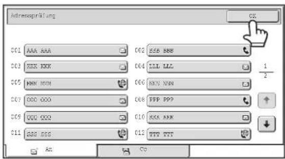 Adrenopfrifung OK 001 AAA AAA C02 SSB BBB 002 XXX XXX C04 LLL LLL 1/2 005 MKN MKN C06 RKS NKN 007 GOC GOG C08 FFP PPP 009 GOG GOG C10 XXX HAK 011 GSG SSG C12 TTT TTT AR Co
