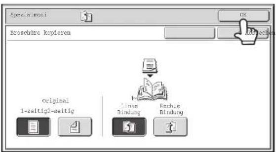 Broschüre kopieren Original 1-seltig2-seitig Dinse Bindung Fenchue Bindung