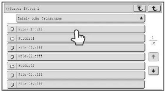 \\server 1\\user i Datei- oder Ordnernane File-31.tiff Folder01 File-32.tiff File-33.tiff Folder02 File-34.tiff File-35.tiff