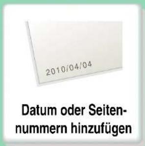 2010/04/04 Datum oder Seiten- nummern hinzufügen