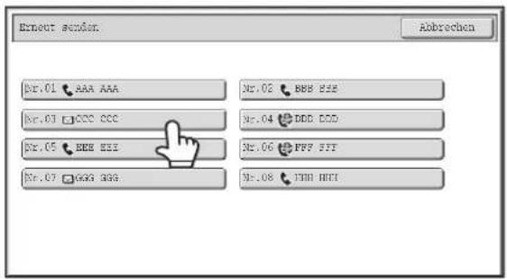 Erneut oder Abrechen Xr.01 AAA AAA Xr.03 CCC CCC Xr.05 BBB CCC Xr.07 GGG GGG Xr.02 BBB CCC Xr.04 DDD CDD Xr.06 PPF SFF Xr.08 FWH HGT