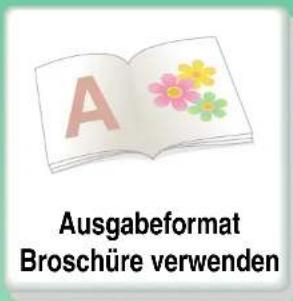 Ausgabeformat Broschüre verwenden