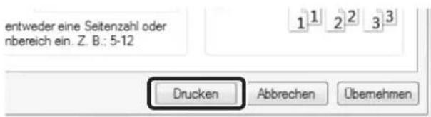 entweder eine Seitenzahl oder nbereich ein. Z. B.: 5-12 1 1 2 2 3 3 Drucken Abbrehen Übemehmen