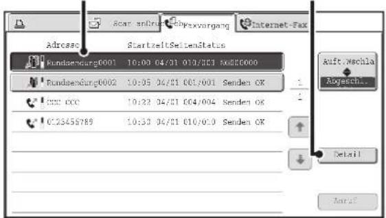 Adesso StartzeitSelienStatus Rundsendung0001 10:00 04/01 010/03 0820000 Rundsendung0002 10:05 04/01 001/001 Senden OK 002 000 10:22 04/01 004/004 Senden OK 023455789 10:33 04/01 010/010 Senden OK Auft.Nschla Aogeschl.. Detail Amai