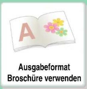 Ausgabeformat Broschüre verwenden